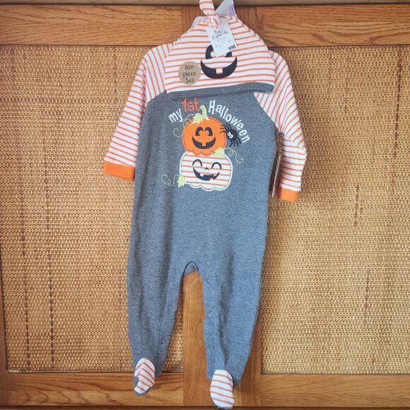 NEW My 1st Halloween Onsie Set - 9mos - Picture 1 of 4